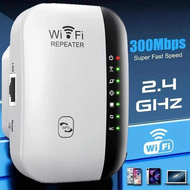 WiFi Range Extender Internet Booster Wireless Signal Repeater Wireless Amplifier