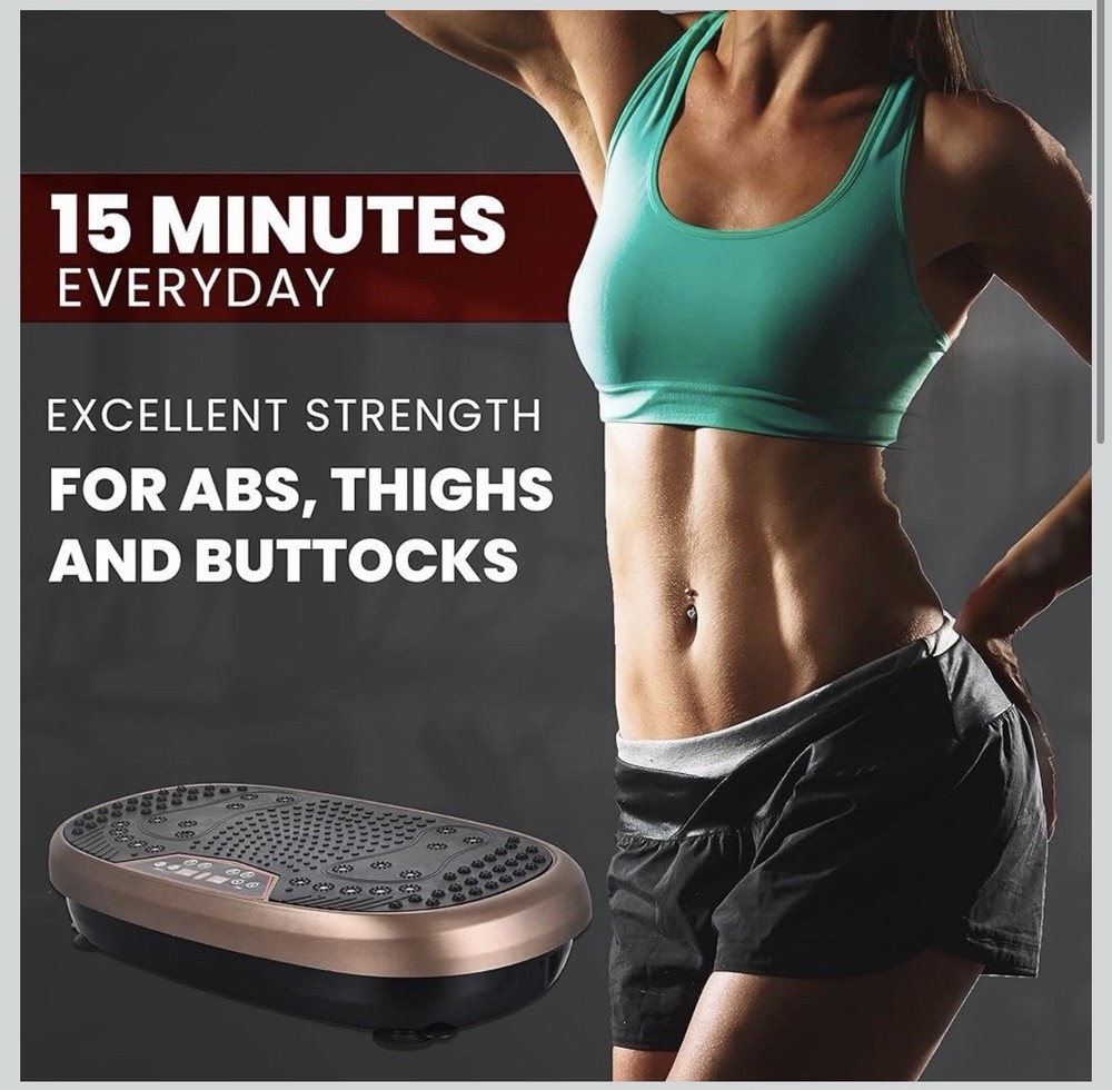 EILISON Fitmax 3D XL Vibration Plate Exercise Machine - Whole Body Workout