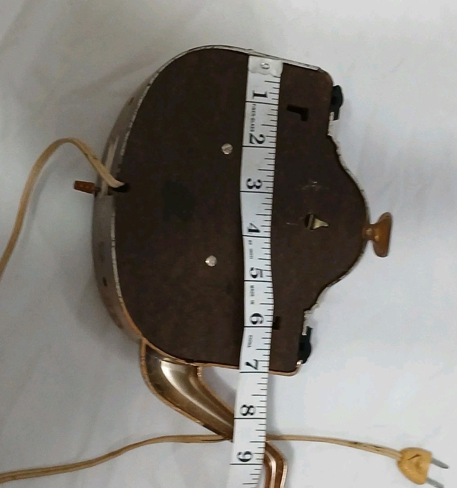 Rare General Electric 1970's Teapot Wall Clock *Working* Corded Clock BROKEN