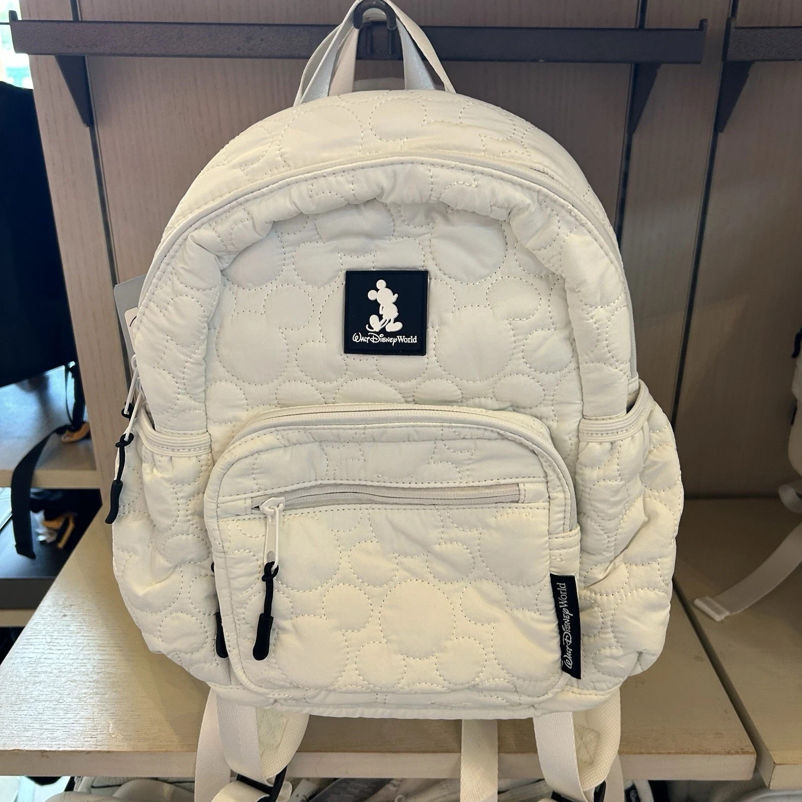 Walt Disney World WHITE Bag Backpack MEDIUM sized New 2026 Disney Parks