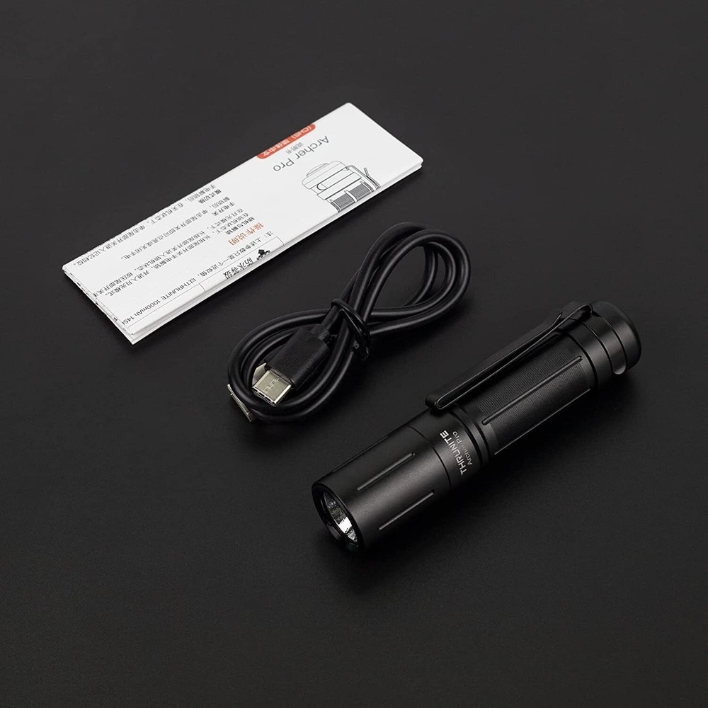 ThruNite EDC Flashlight Archer Pro, 1022 High Lumens Tail Switch LED Flashlight,