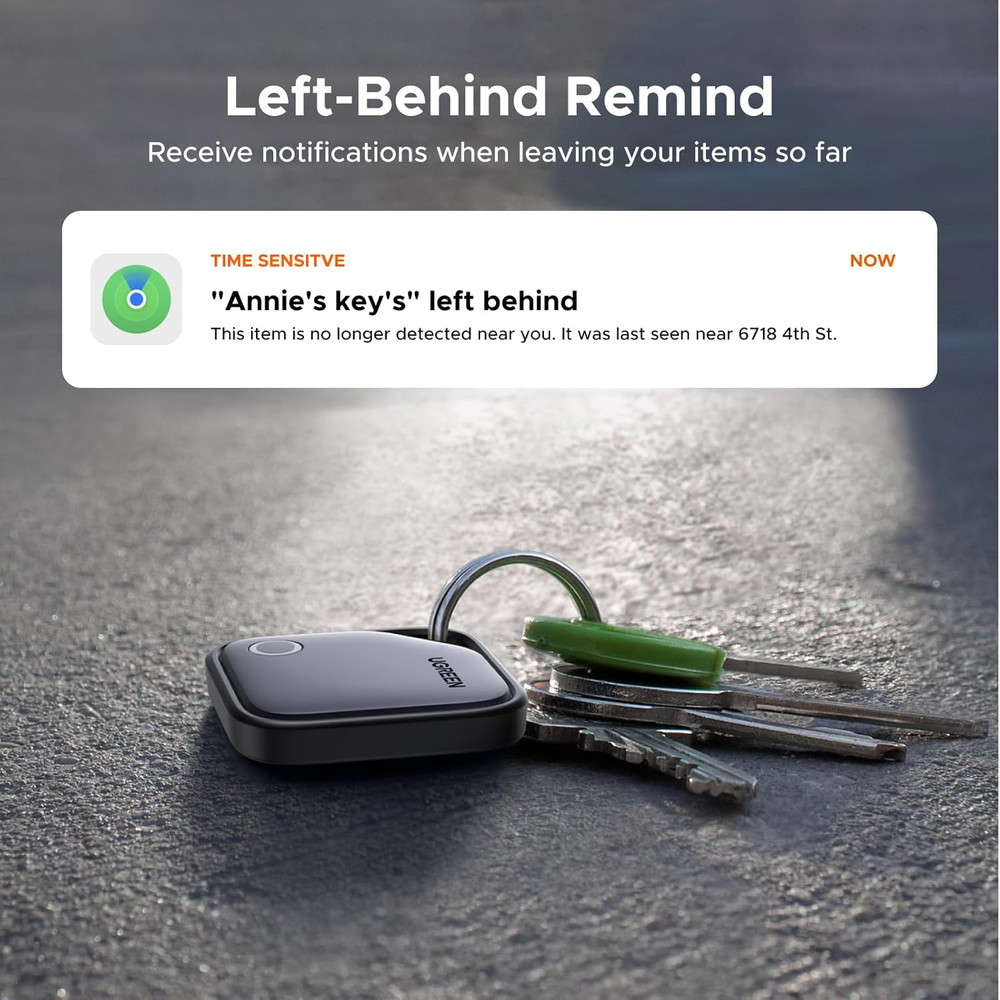 UGREEN Finder Tag Compatible with Apple Find My (iOS Only), 2-Year Replaceable B