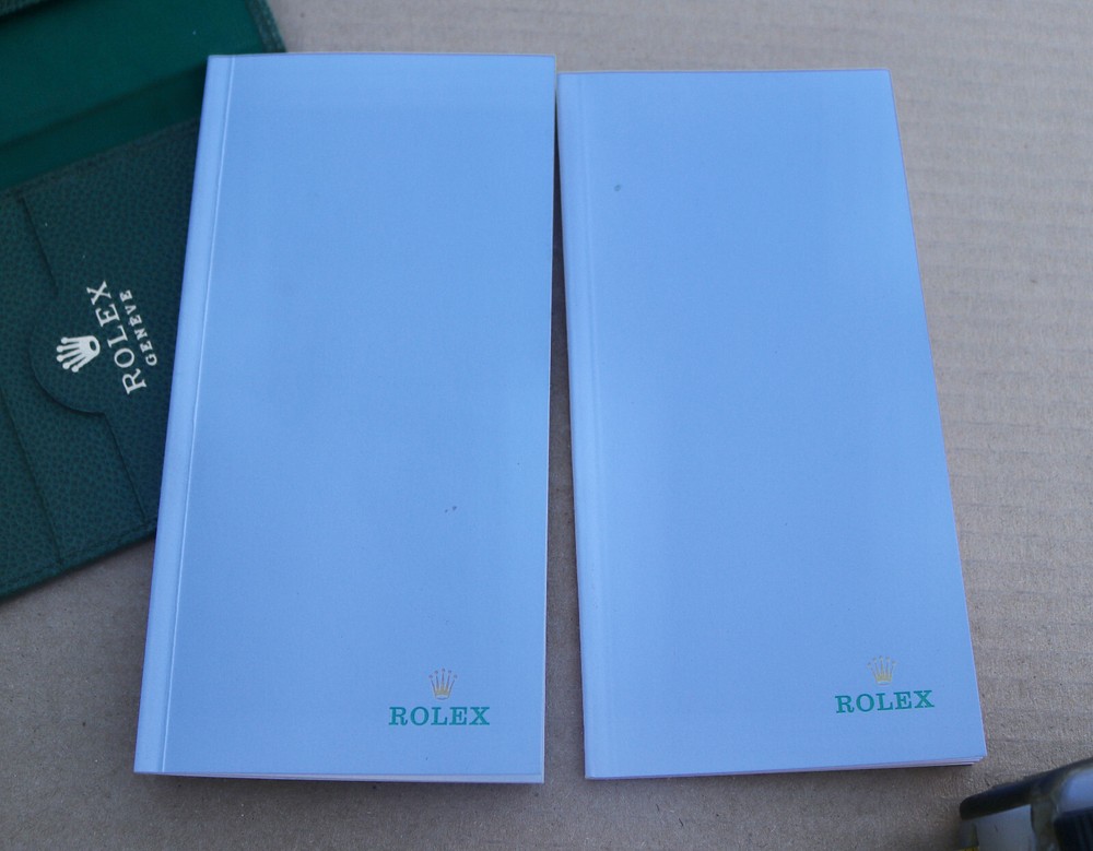 Vintage Rolex Green Leather Memo Notepad Note Book Ref. 70.06.02 Geneva