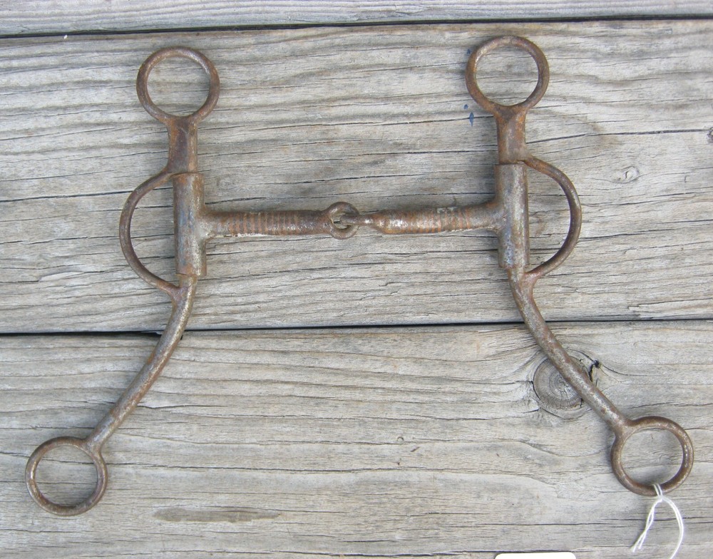 Shanked Snaffle Mouth Curb Bit Transition Training 28204