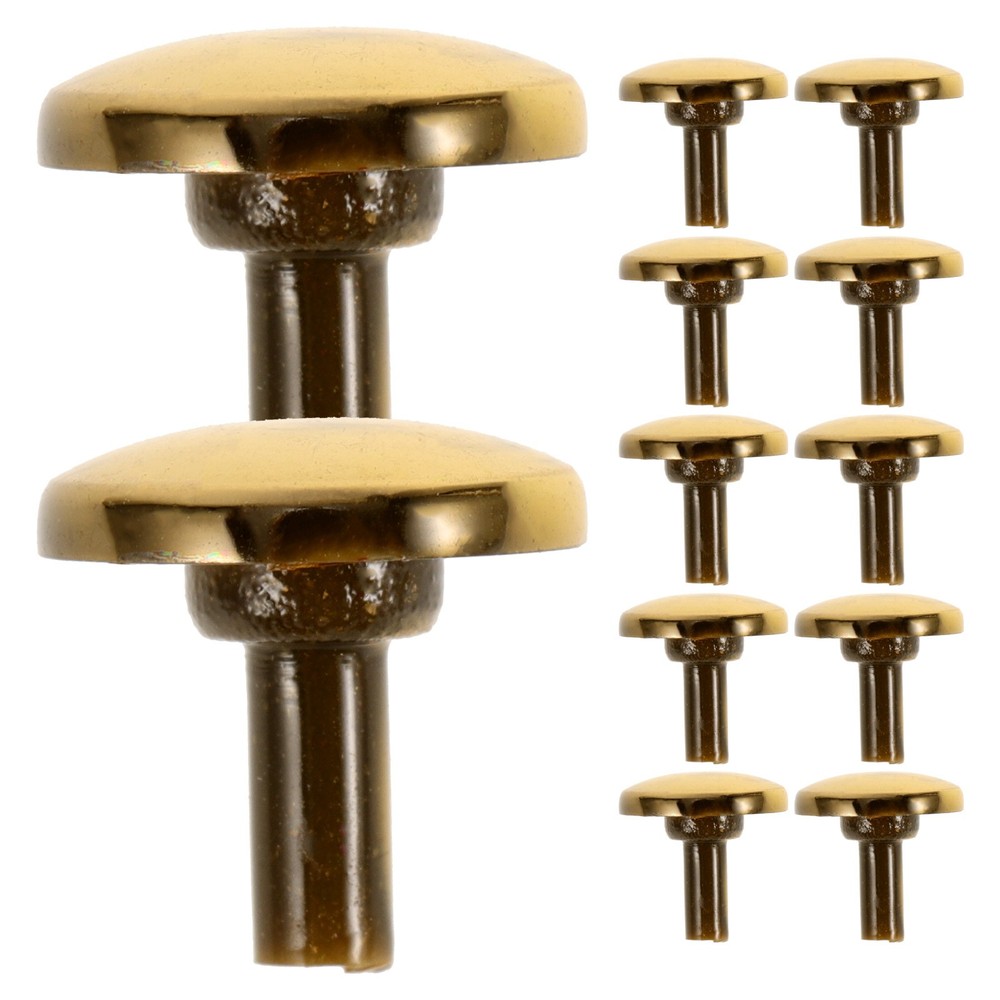 200Pcs Gold Plastic Clock Second Hand Caps Quartz Wall Clock Replacement Parts