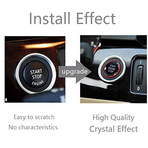 crystal style engine start stop switch ignition button fit E chassis code E60