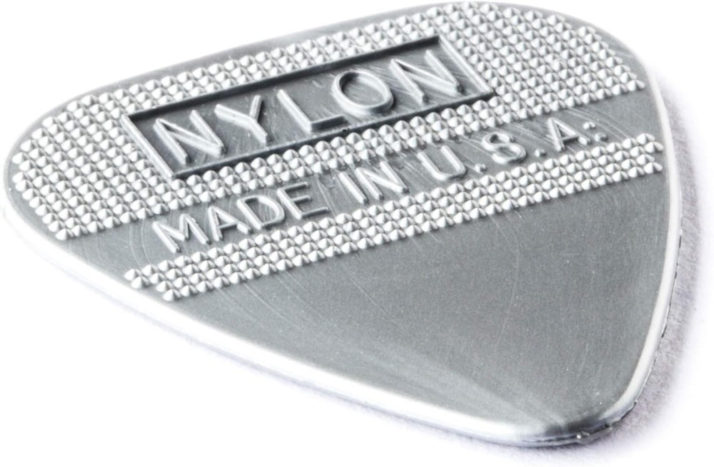 Herco® HE211P Flex 75 Nylon Flat Picks, Silver, Heavy, 75 Silver