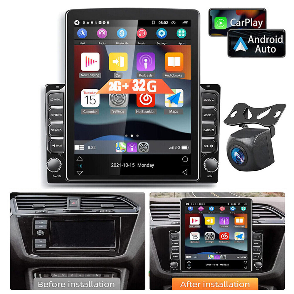 9.7" For Toyota Camry 2007-2011 Android CarPlay Car Stereo Radio GPS Navi
