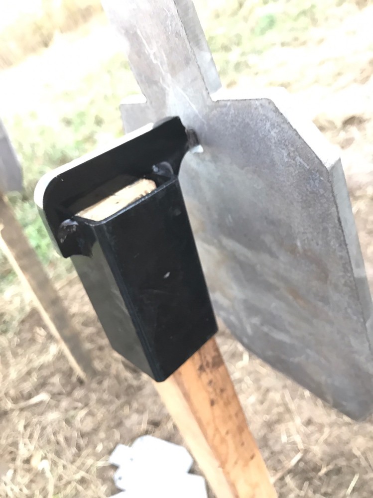 AR500 Target Hanger 2 X 2 Or T POST Topper Hook