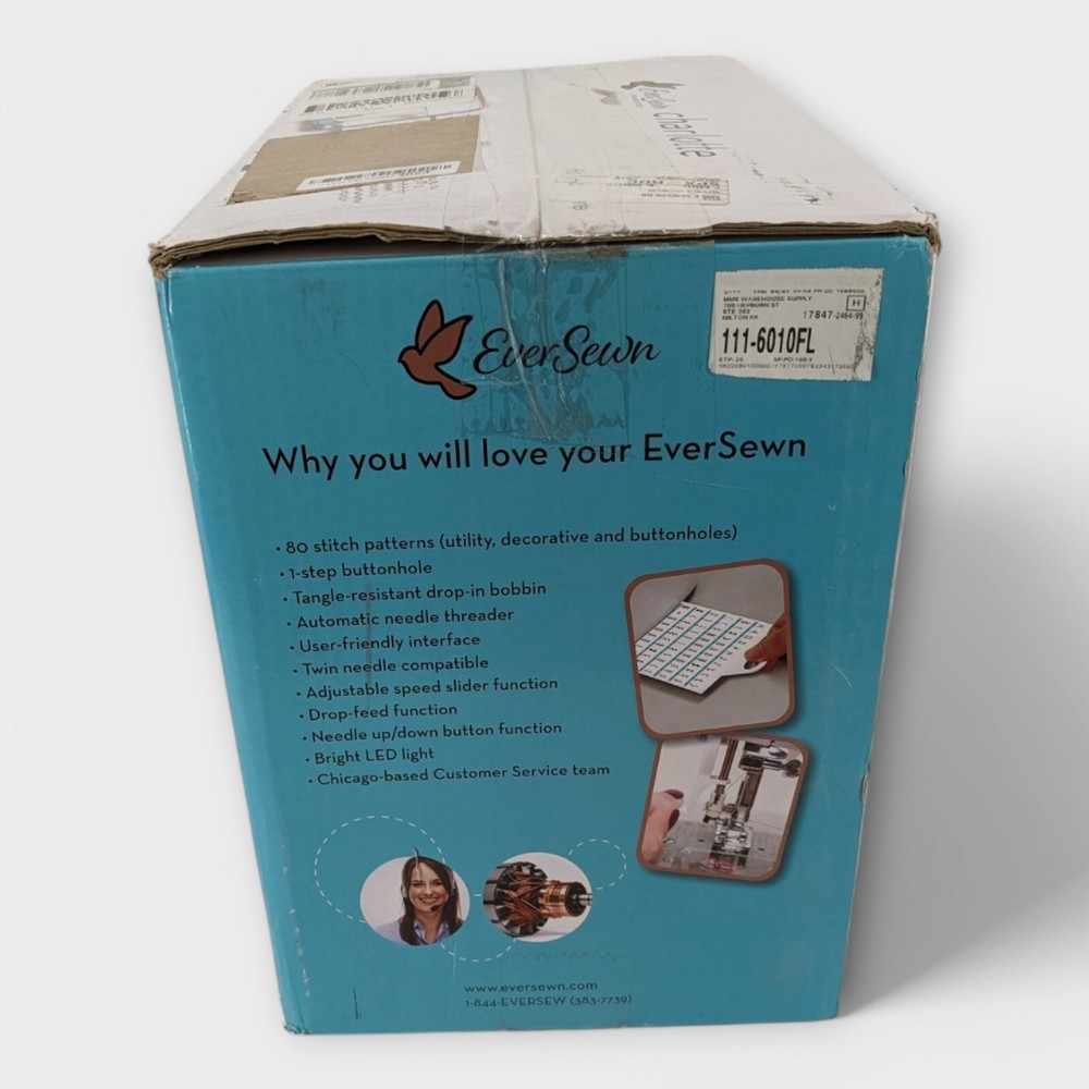 Eversewn Charlotte 80 Stitch Computerized Sewing and Quilting Machine