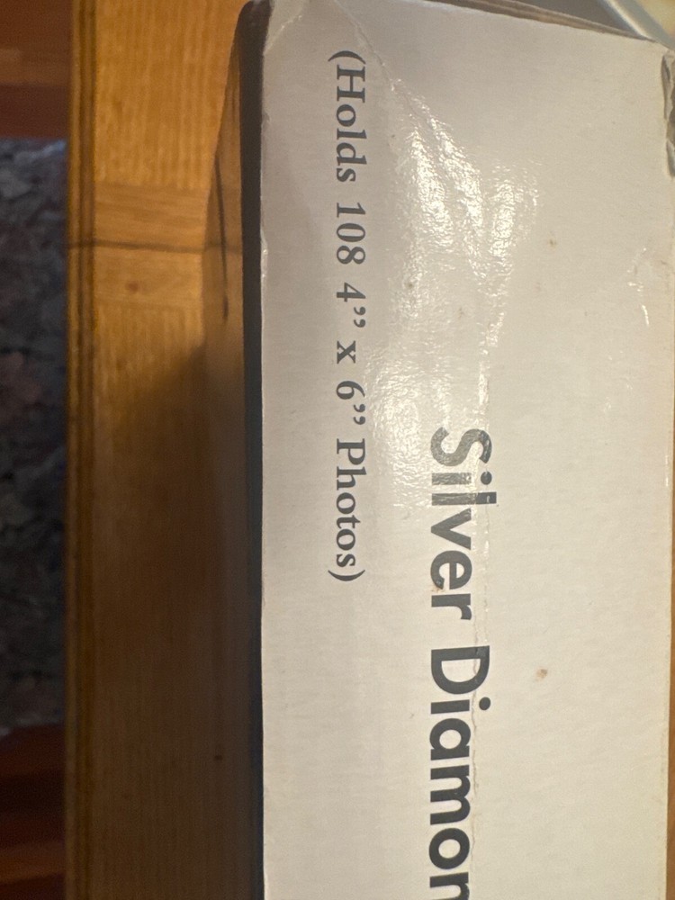 godinger silver art co silver plated silver diamonds wedding album 8”10” cover