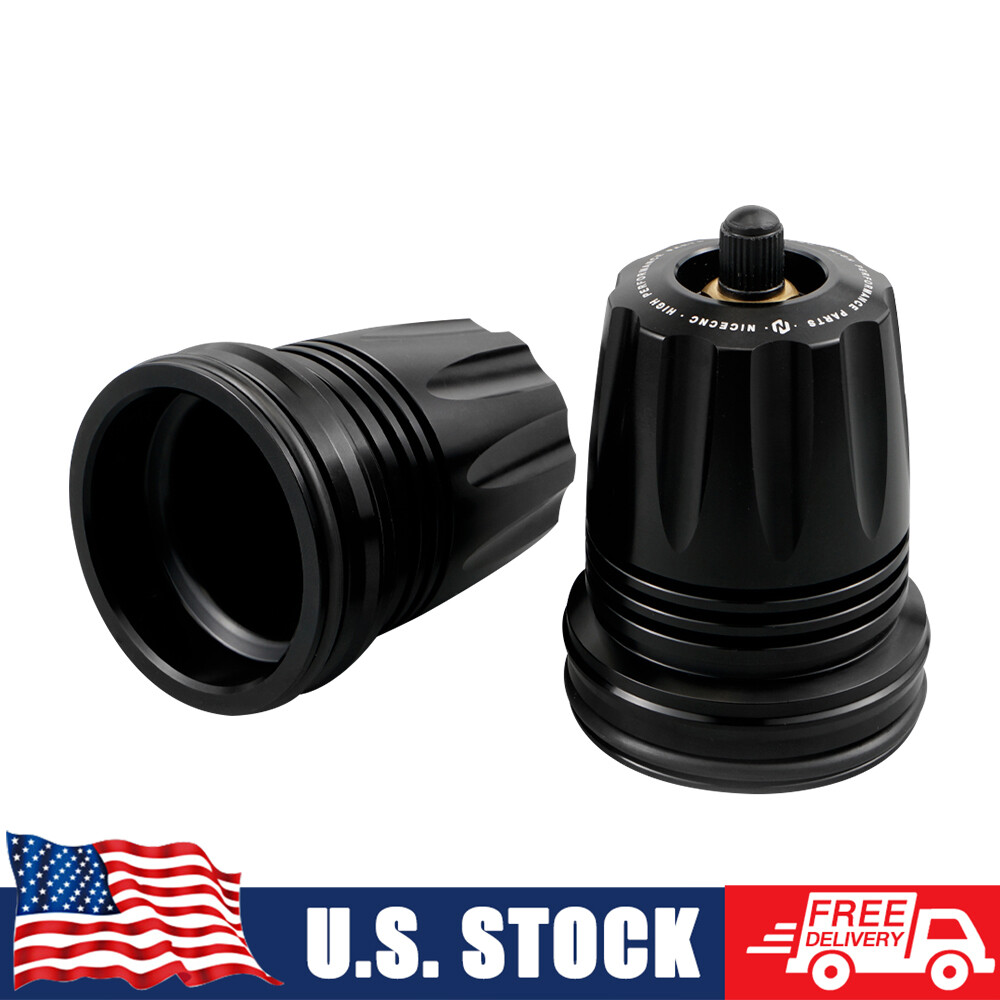 2pcs For 2.5" FOX Rear Shock Nitrogen Reservoir End Cap Lid for Polaris Yamaha