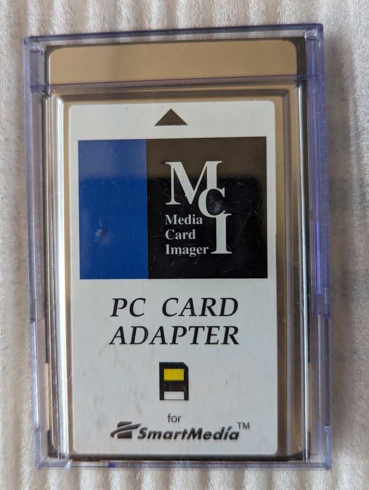 Smart Media PC Card Adapter, Hard Case & Instruction Manual