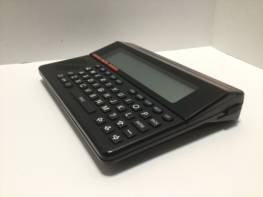 Franklin Language Master LM4000 Talking Pronouncing Dictionary Thesaurus Tested