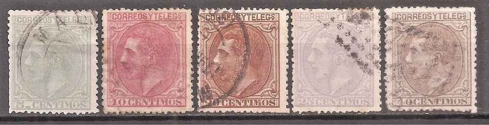 Spain   Sc# 243-247   Used   CV $28+