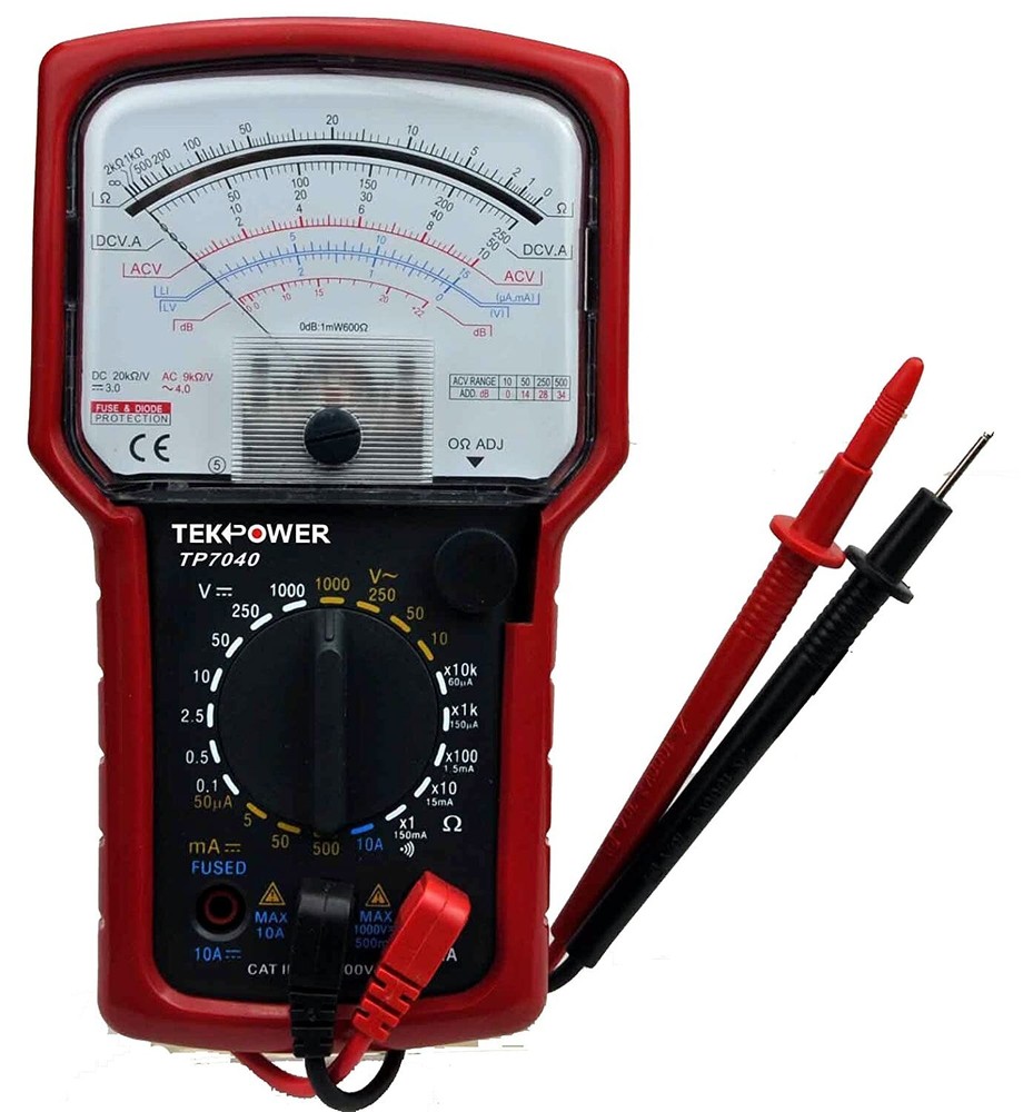 Tekpower TP7040 AC/DC Analog Multimeter Voltage Current Tester Meter Tool