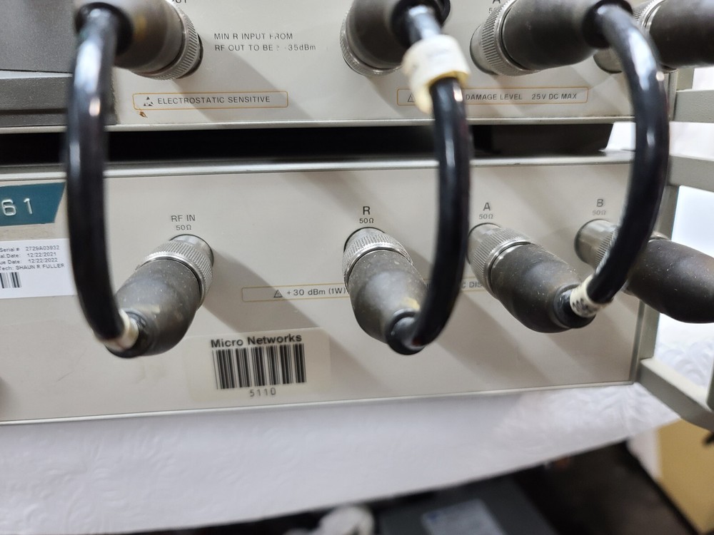 HP Agilent 8753B Network Analyzer & 85047A S-Parameter Test Set 300kHz - 3.0GHz