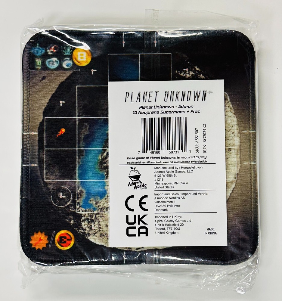 Supermoon Neoprene Mat Set for Planet Unknown NEW