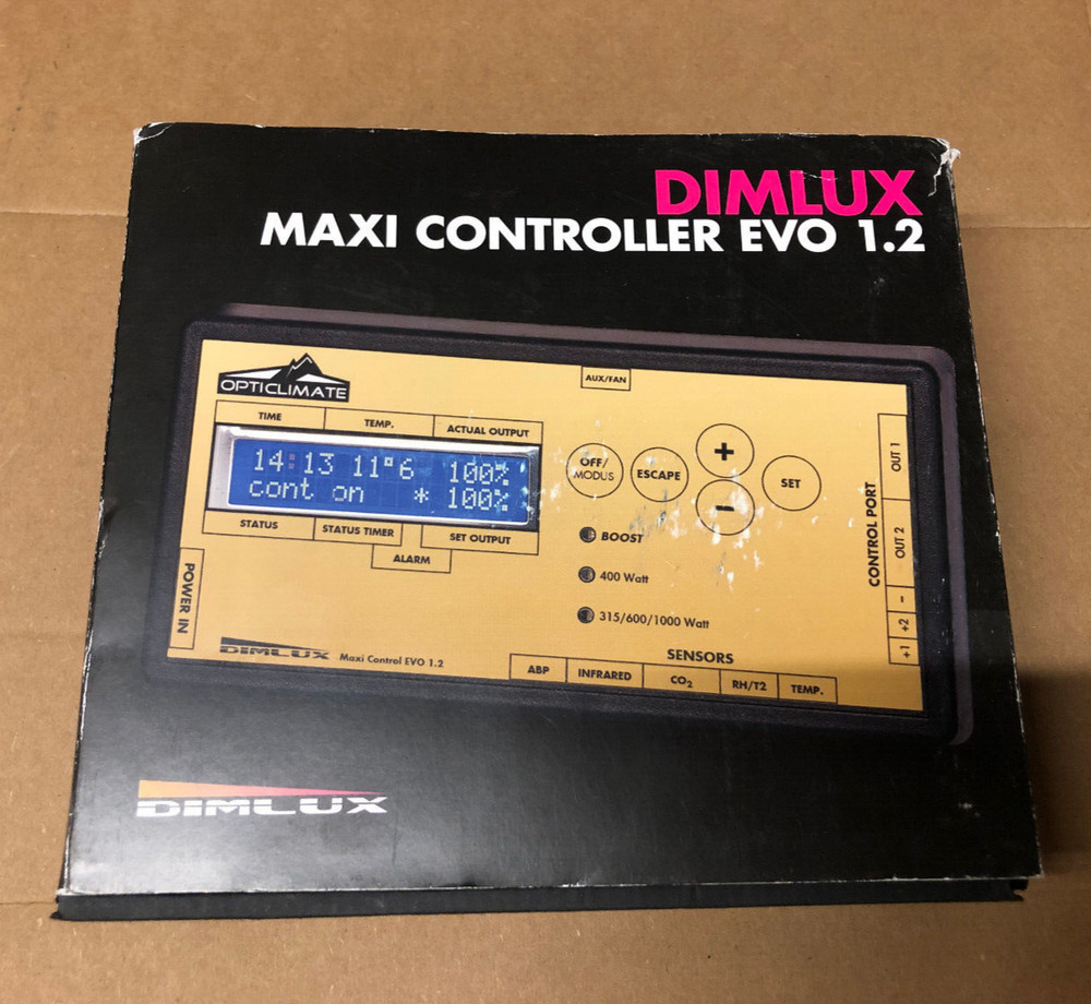 DIMLUX Maxi Controller EVO 1.2 Light Controller, with Power Adapter included