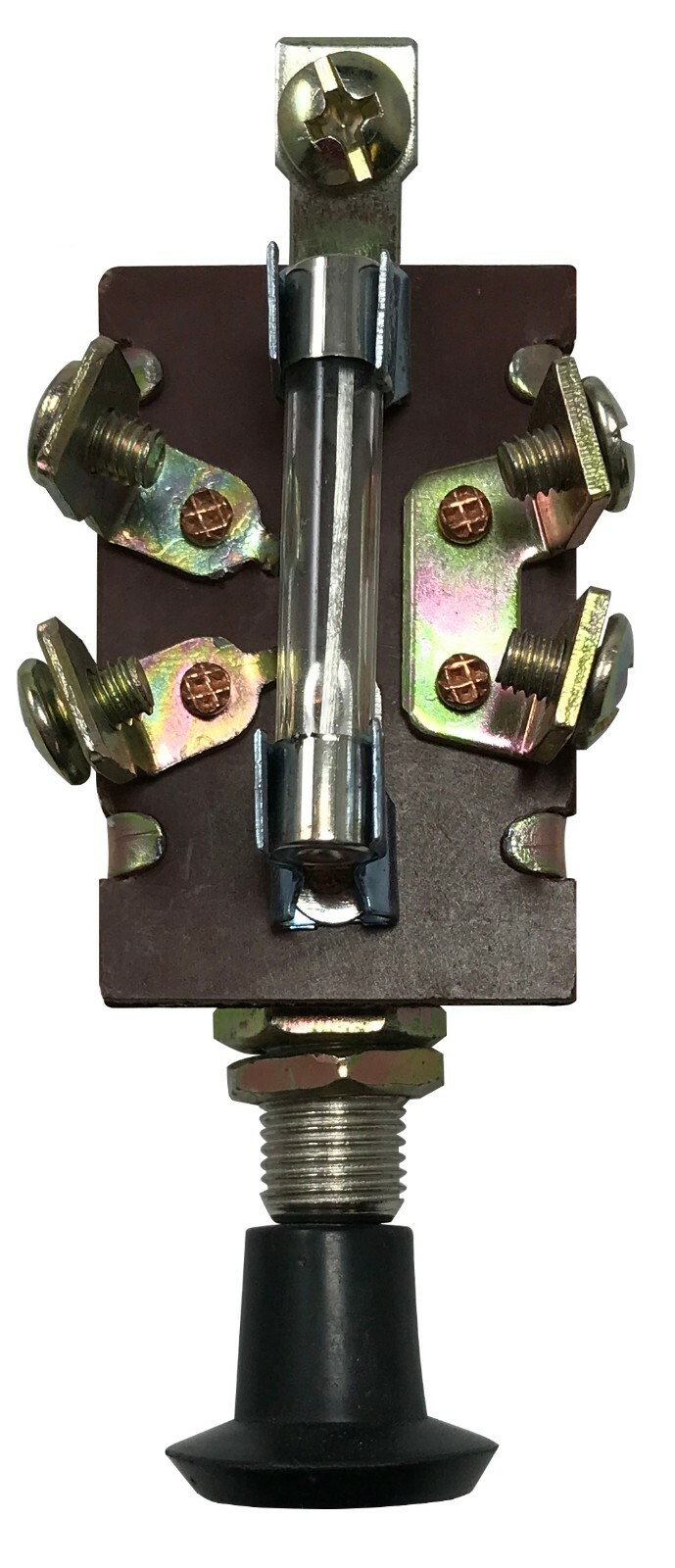 Universal Push Pull 3 Position Headlight Switch 12V - 5 Terminal & Glass Fused