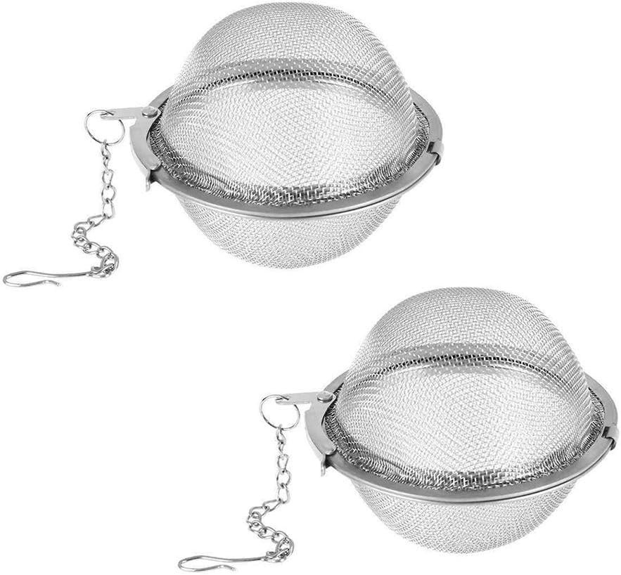 Tea Steeper, 2Pcs Mesh Tea Infuser Premium Tea Filter Tea Interval Diffuser