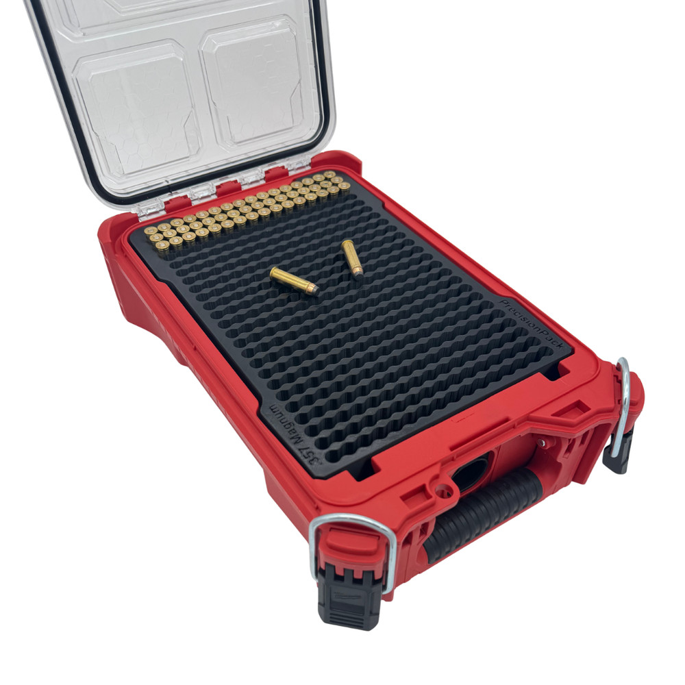 .357 Magnum Ammo Organizer Insert for Milwaukee Packout - Double Stack
