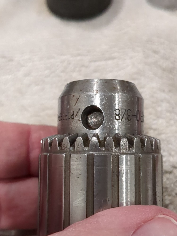 Porter Cable Drill Chuck Capacity 0-3/8" Mount 3/8-24