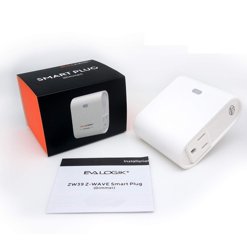 Zwave Smart Light Dimmer Plug, Plug-in Socket, Built-in Repeater, Z Wave Hub ...