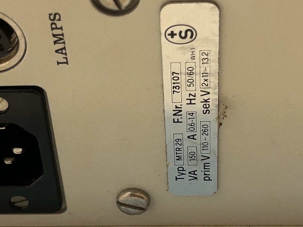 Leica MTR29 Surgical Microscope Bulb Housing System and Control - UNTESTED