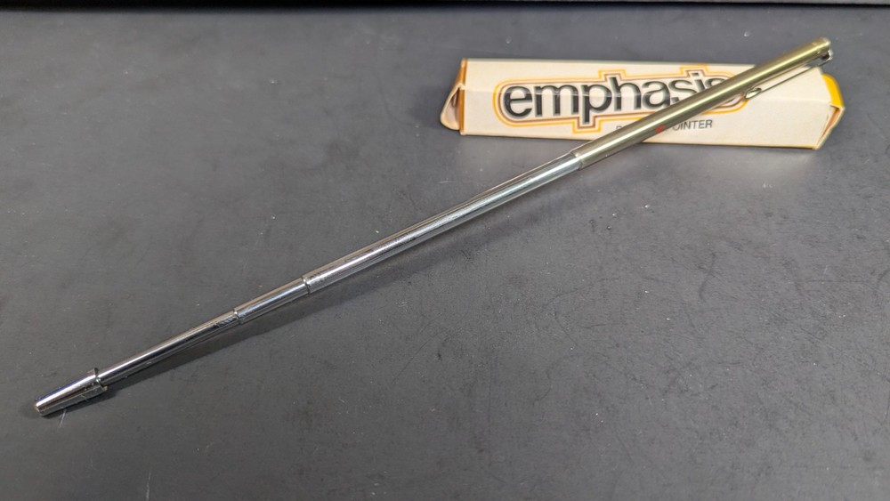 Emphasis Telescoping Pocket Pointer 25-Inch with Original Box Vintage