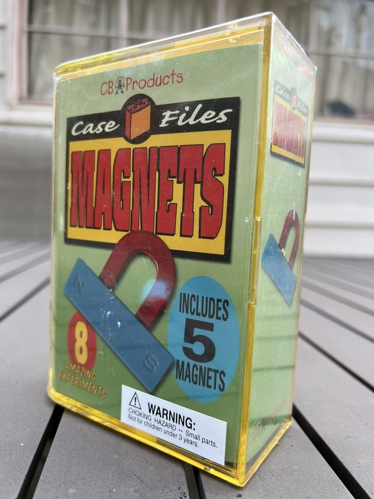 Case Files 5 Magnets / 8 Experiments By CB Products NEW