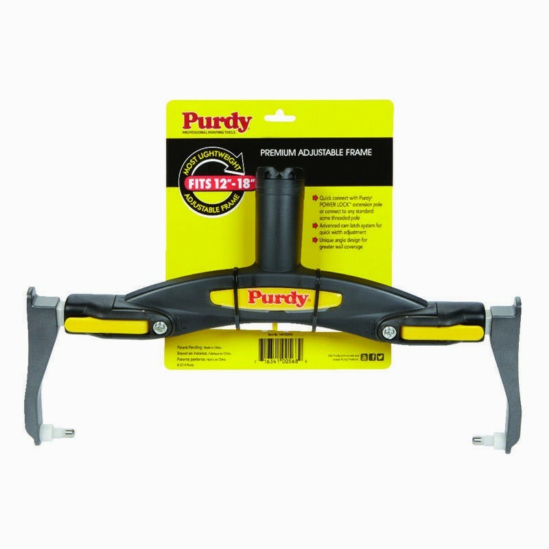 Purdy Paint Roller PREMIUM ADJUSTABLE FRAME 12-18" Regular Thread End Universal