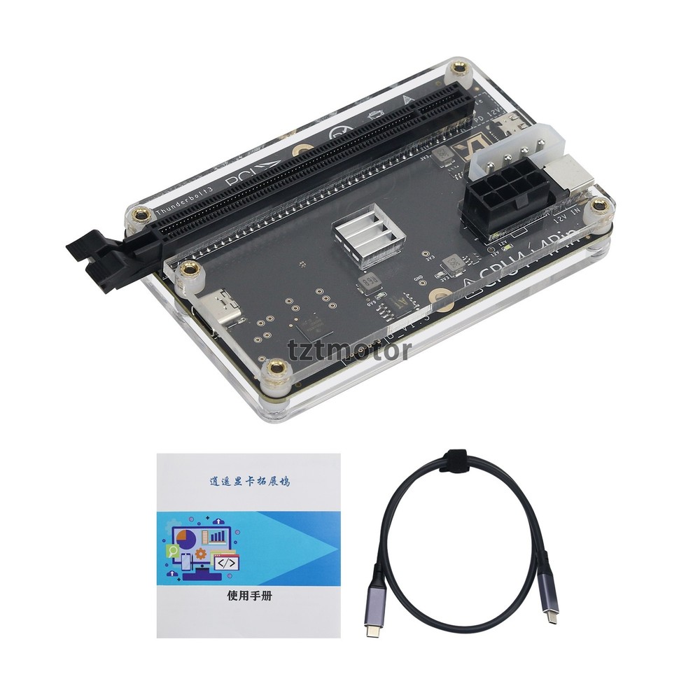 External Graphics Card External GPU Dock+USB4 Data Cable 60cm for Thunderbolt 4