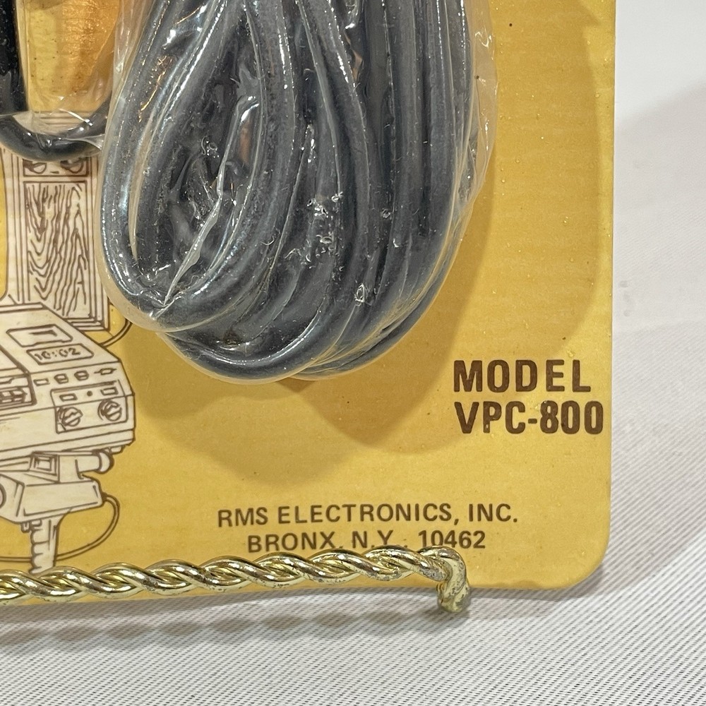 Vintage Electronics RMS VHS video audio control Manual Stop Start Button VPC-800