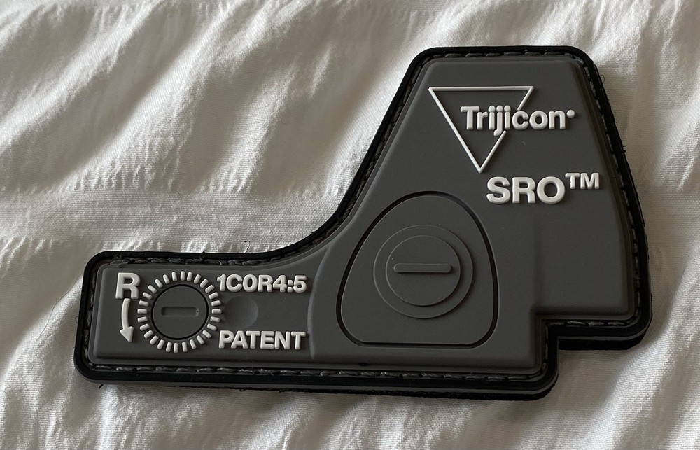 Shot 💥 Show 2026 Trijicon SRO PVC Patch, Hook&Loop + New!