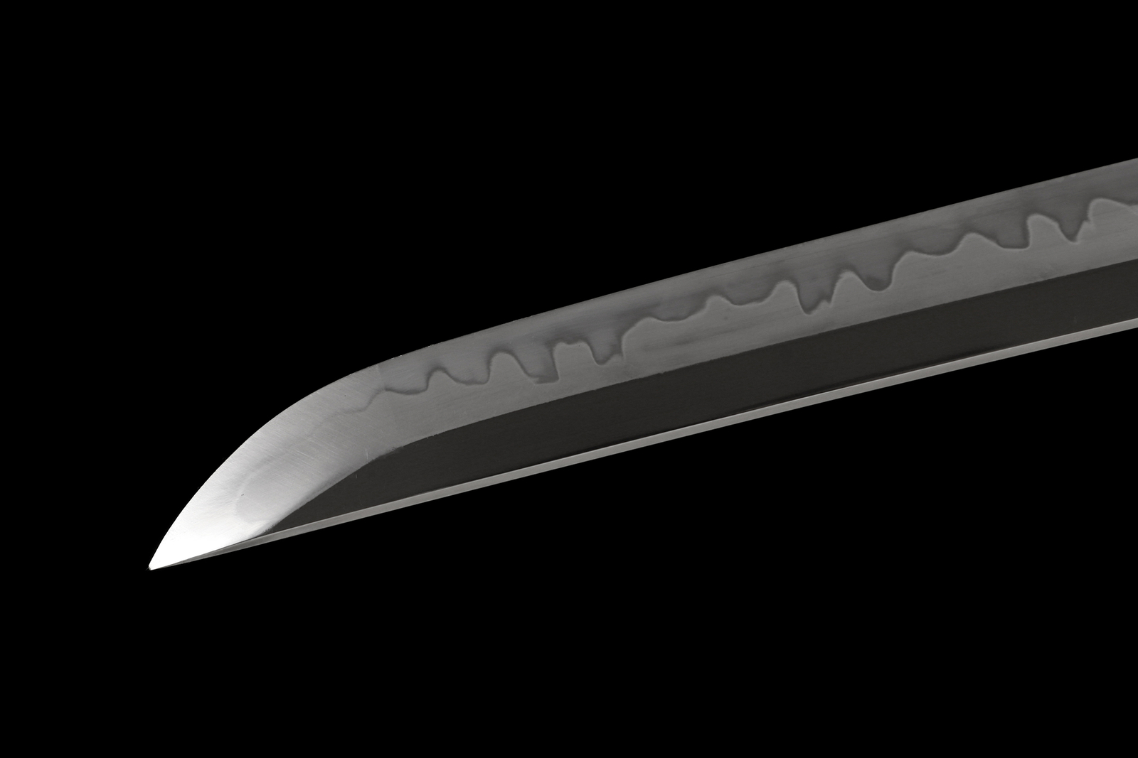 Clay Temperped T10 Steel Japanese Samurai Sword Katana Brass Tsuba Full Tang