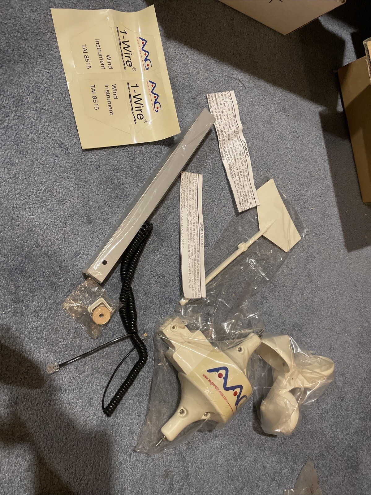 AAG 1-Wire Wind Instrument Two Units, One New, One Used For Parts