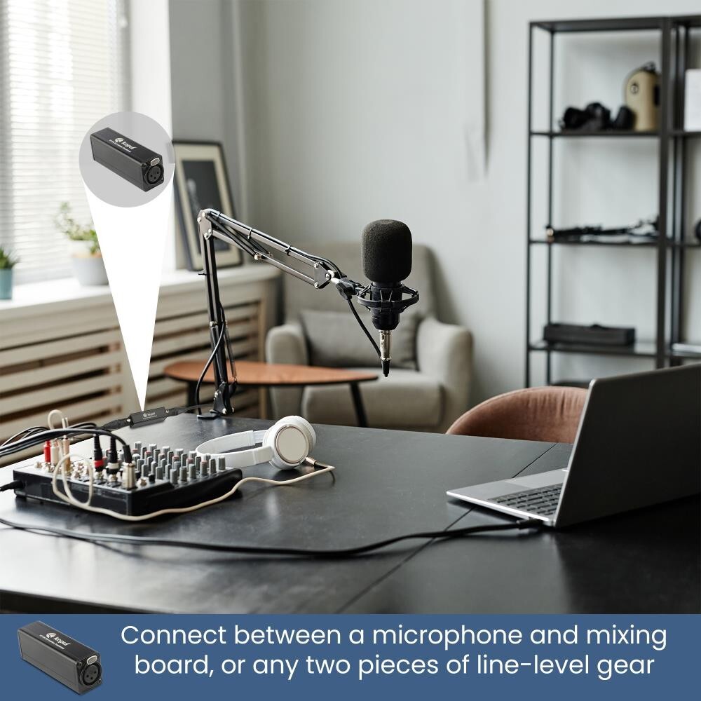 Kopul XLR Hum Eliminator – Passive Audio Isolation Transformer, Ground Loop Fix