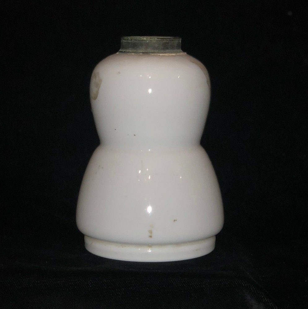 UNIQUE Russian Opaline White Tea Caddy 19 Century