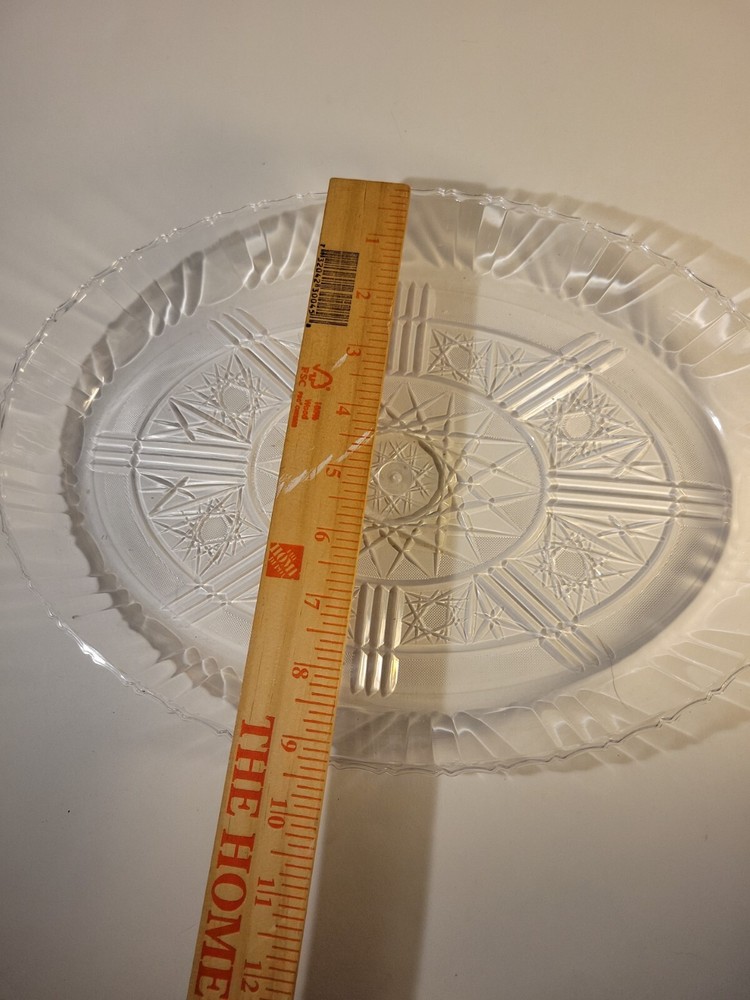 Plastic PVC Starburst Serving Tray