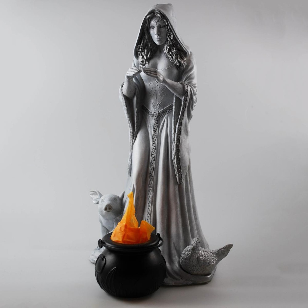 Cerridwen - Hand cast statue