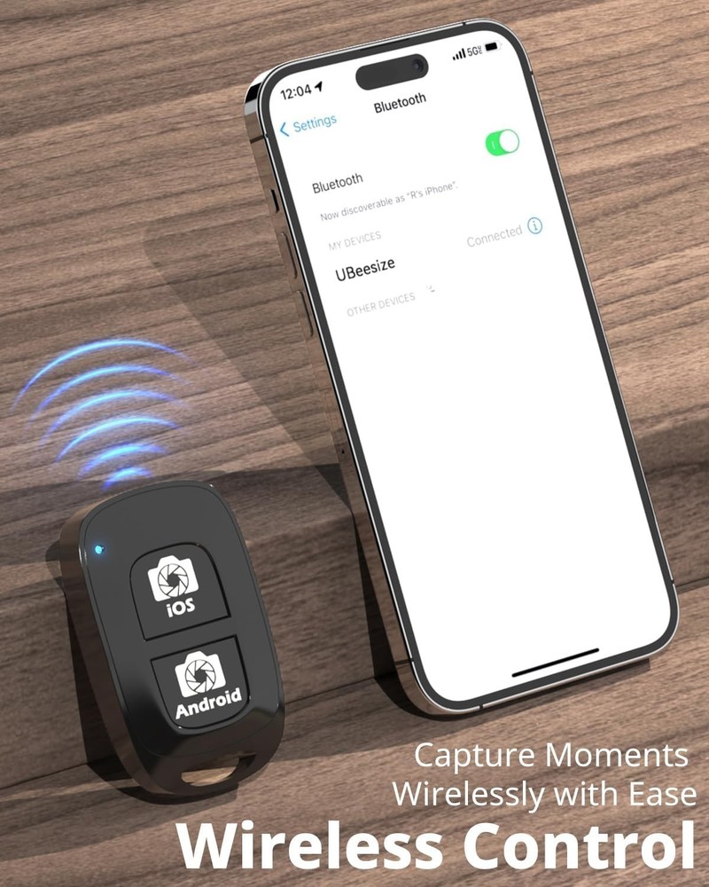 12" Desk Ring Light with Stand & Phone Holder - Adjustable Studio Light for P...