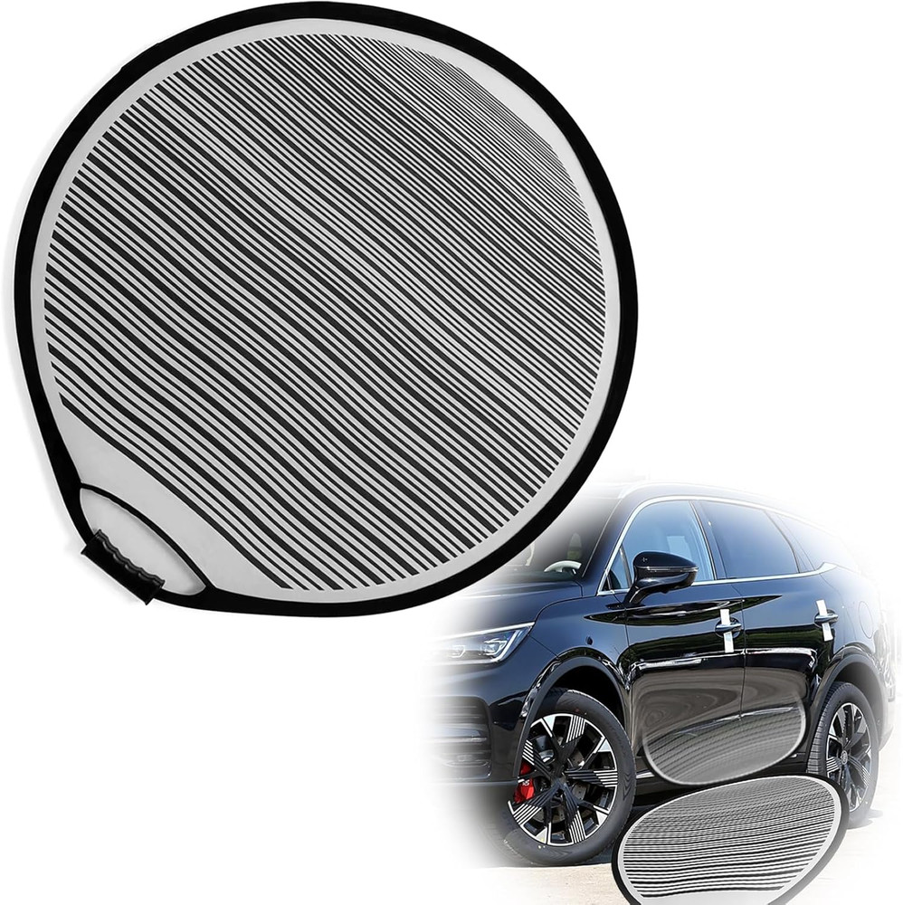Car Dent Detection Board - Circular Striped Flexible Foldable Lined Light Reflec