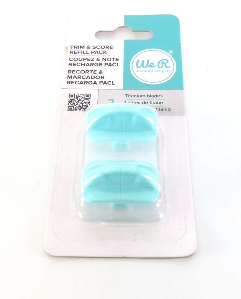 We R Memory Keepers Trim Score Refill Blade Sealed New 2 Pack