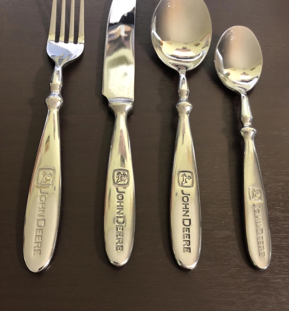 JOHN DEERE - ENGRAVED - Stainless Flatware Silverware YOUR CHOICE - GIBSON