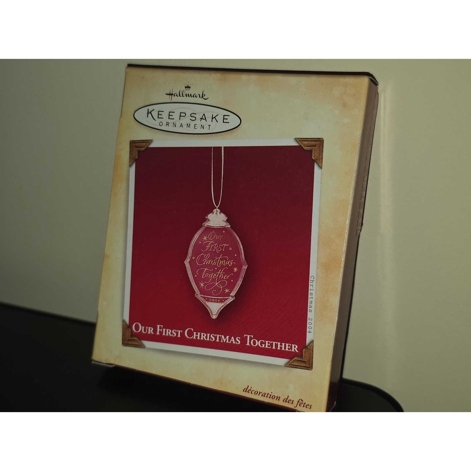 Hallmark Keepsake 2004 Our First Christmas Together Ornament Acrylic QXG5324