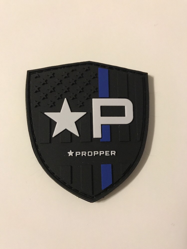 Shot Show 2018 Morale Patch Hook & Loop Propper Thin Blue Line