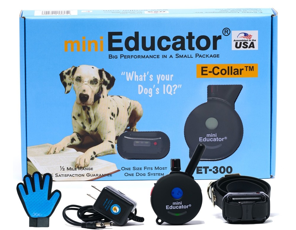 Mini Educator E-Collar Off Leash Dog Remote Training 1/2 Mile Range ET-300