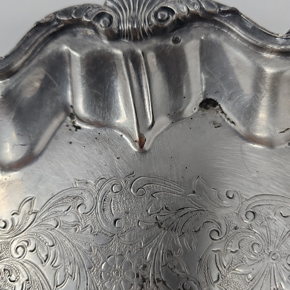 HEAVY Silver Plated Silver over Copper Serving Tray, England