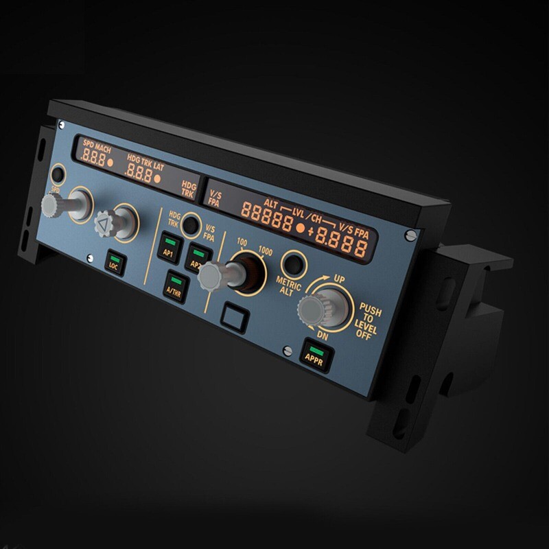 A320 FCU Flight Control Unit Panel X-Plane MSFS2020 Game Simulator 2 Model SET